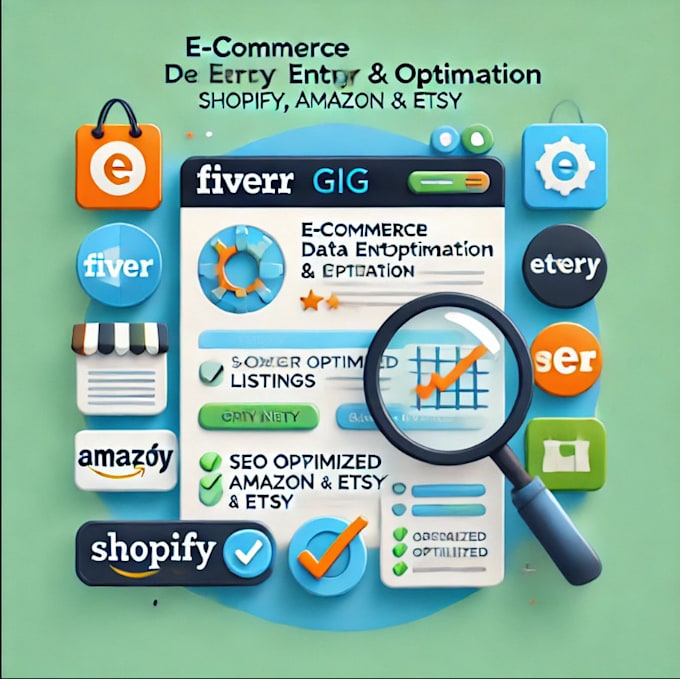 Gig Preview - Do  ecommerce product data entry and optimization