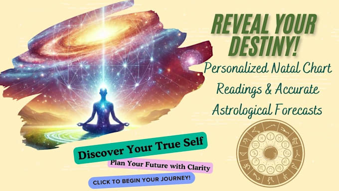 Bestseller - reveal your destiny natal chart readings accurate astrological forecasts