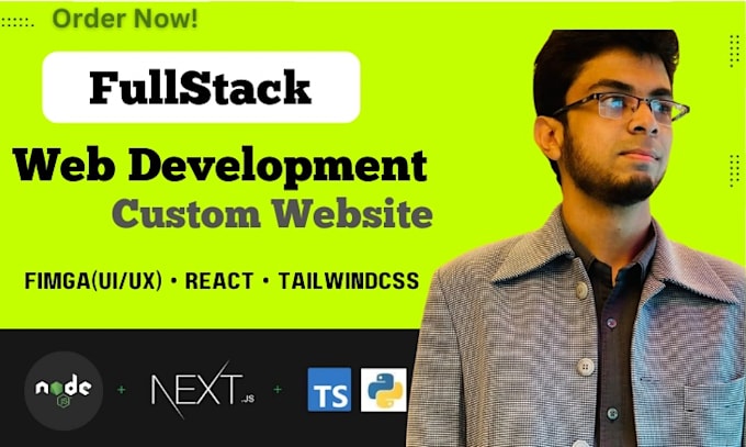 Gig Preview - Build or rebuild custom website as full stack developer