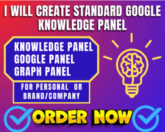 Gig Preview - Create a powerful online presence with a google knowledge panel for you or brand