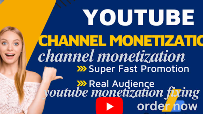 Gig Preview - Do organic youtube channel promotion for monetization of yt ads expert