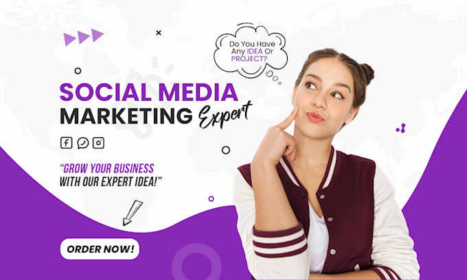 Gig Preview - Grow your brand with expert social media marketing