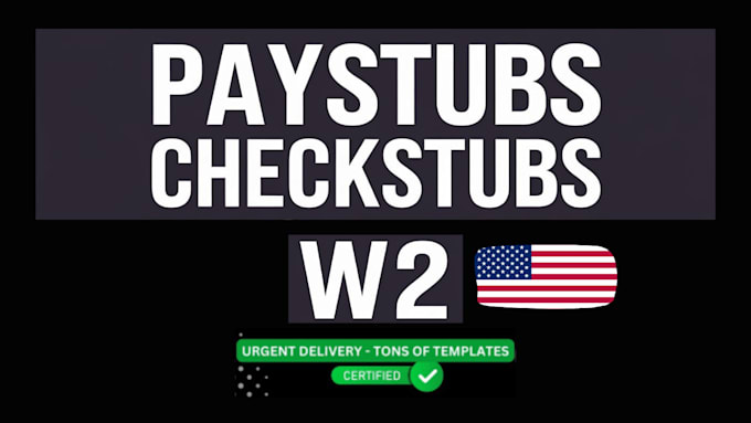 Bestseller - create paystub, checkstub and payroll