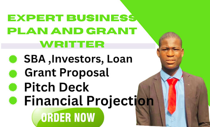 Gig Preview - Craft complete business plan, franchise proposal, financial plan for startup