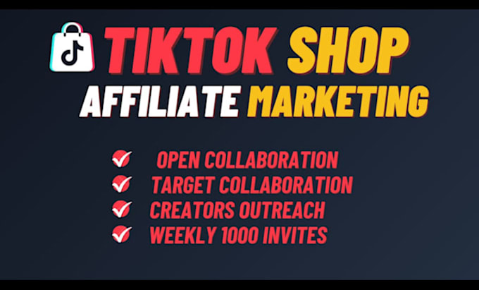 Gig Preview - Assist you in tiktok shop affiliate marketing,tiktok shop va