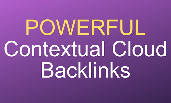 Gig Preview - Build dofollow contextual cloud backlinks with high da DR