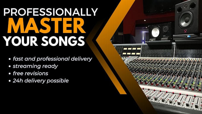 Gig Preview - Master your song and deliver ready to upload files