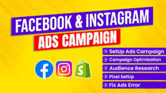 Gig Preview - Facebook instagram meta ads campaign manager, fb advertising, marketing expert