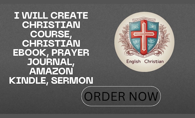 Gig Preview - Create christian course, christian ebook, prayer journal, amazon kindle, sermon