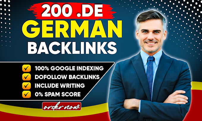 Gig Preview - Build high da german guest post dofollow white hat SEO backlinks