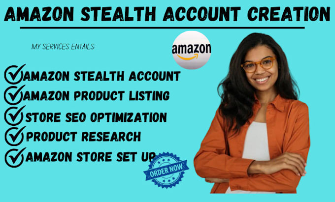 Gig Preview - Create fully verified  amazon stealth account amazon store set up