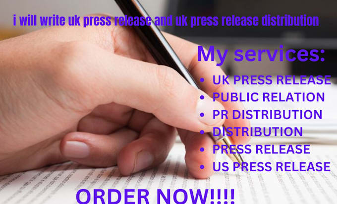 Gig Preview - Write UK press release and UK press release distribution