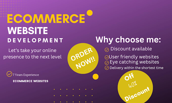 Gig Preview - Build a stunning ecommerce website