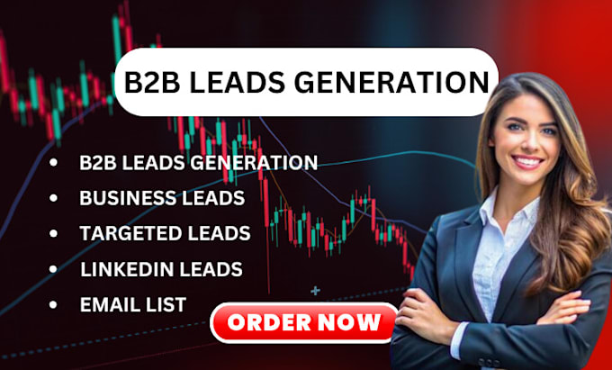 Gig Preview - Do b2b leads generation, linkedin leads, business leads, and email list building