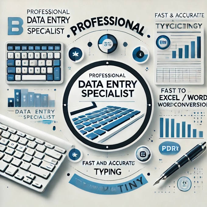 Gig Preview - Professional data entry and typing specialist for all your needs