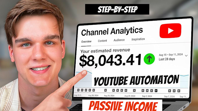 Gig Preview - Manage and monetize your faceless youtube channel for passive income