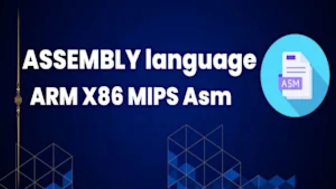 Gig Preview - Write program in mips and x86 assembly language