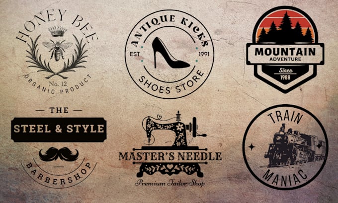 Gig Preview - Design retro, vintage, badge, outdoor emblem, logo design