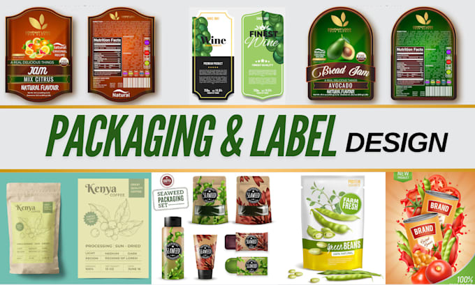 Bestseller - do product label packaging design for food pouch mylerbag within 24hrs