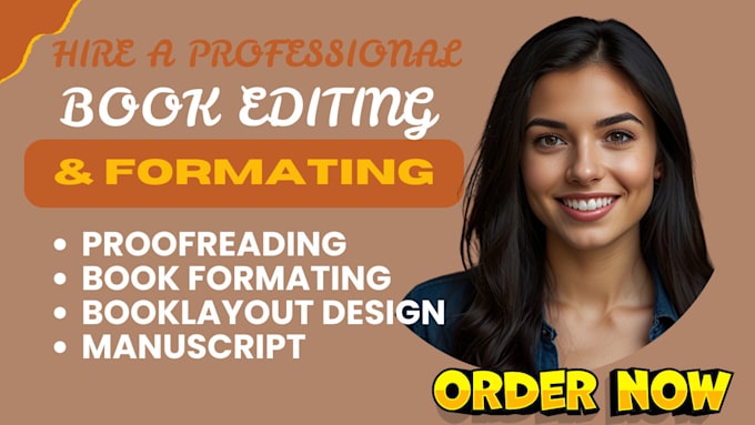 Gig Preview - Proofread, edit and format your memoir journal fiction novel nonfiction kdp book