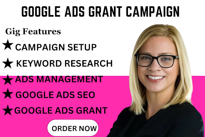 Gig Preview - Register, setup, and create high converting fundraising google ads account