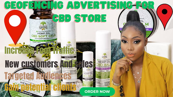 Gig Preview - Create geofencing ads campaign for, audiences targeting, cbd campaign, cannabis