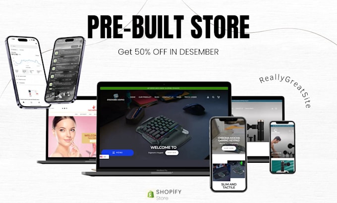 Gig Preview - Do custom shopify store templates