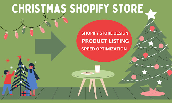 Gig Preview - Optimize your shopify store for christmas sales