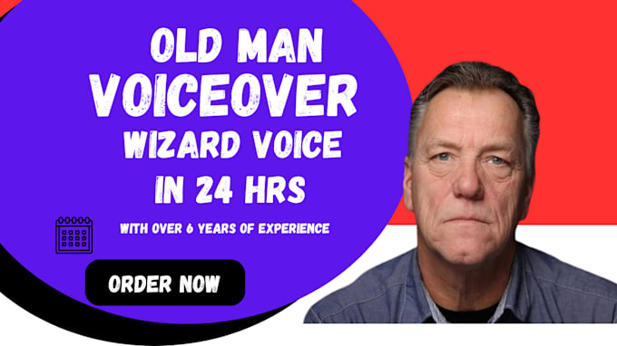 Gig Preview - Voiceover  the character of an old man or wizard