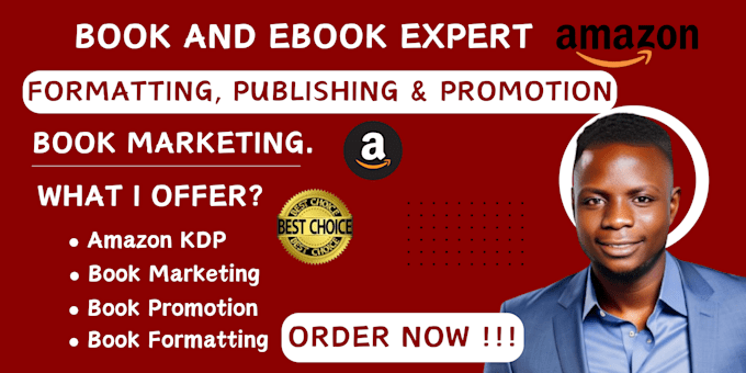 Gig Preview - Do amazon kdp book publishing, book formatting and layout design for kdp