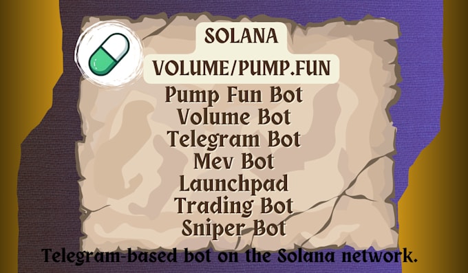 Gig Preview - Develop solana volume bot, raydium volume bot, pumpfun bot, volume bot