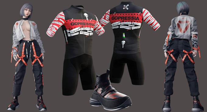 Gig Preview - Do custom 3d fashion clothing mockup animation design,clo3d second life apparel