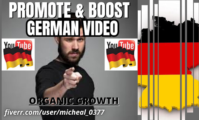 Gig Preview - Superfast german youtube promotion viral video channel marketing germany views