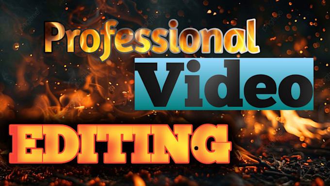 Gig Preview - Do best professional video editing