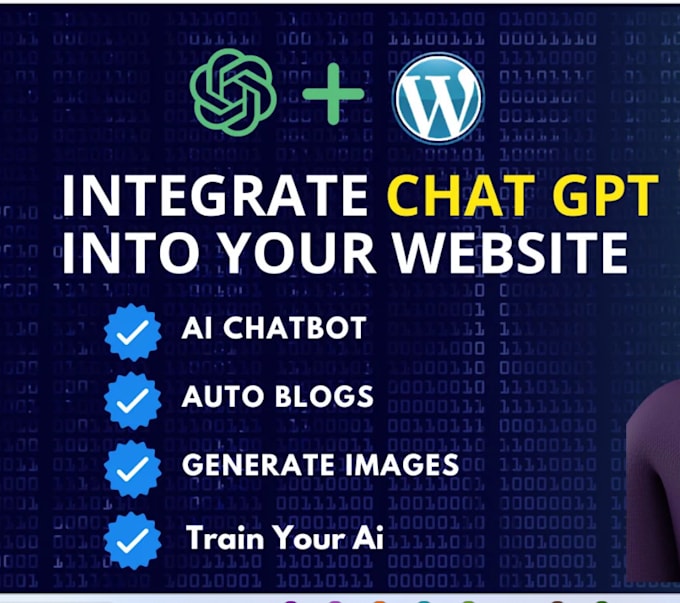 Gig Preview - Integrate chatgpt openai API in wordpress website for auto blogs and ai chatbot