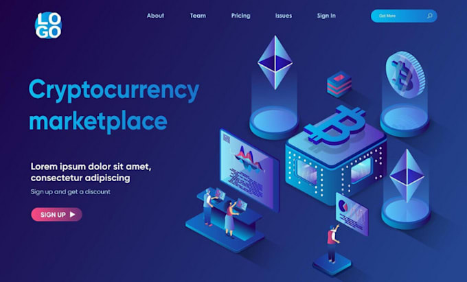 Bestseller - interactive 3d animated crypto website with webflow spline, figma to webflow