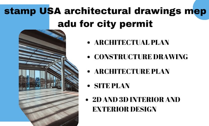 Bestseller - pe stamp USA architectural drawings mep adu city permit, house plan, floor plan