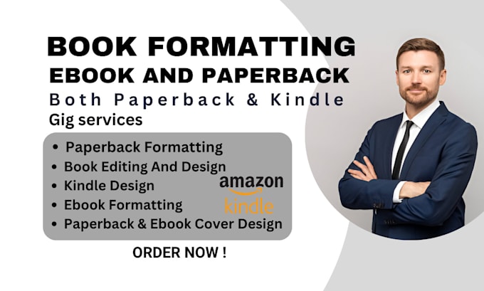 Bestseller - kindle book formatting ebook design editor paperback formatting for amazon kdp