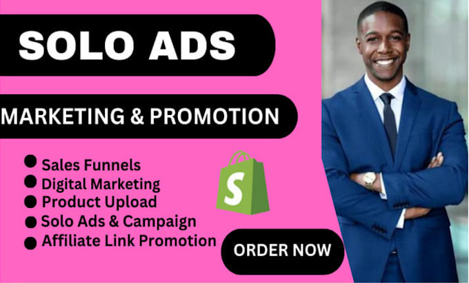 Gig Preview - Solo ads affiliate link promotion usa sign up campaign mlm lead generation