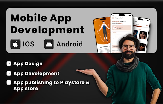 Gig Preview - Do mobile app development ios app development android development