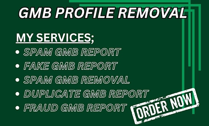 Gig Preview - Report and remove spam gmb, fake gmb, fraud gmb, duplicate gmb rank gmb listing