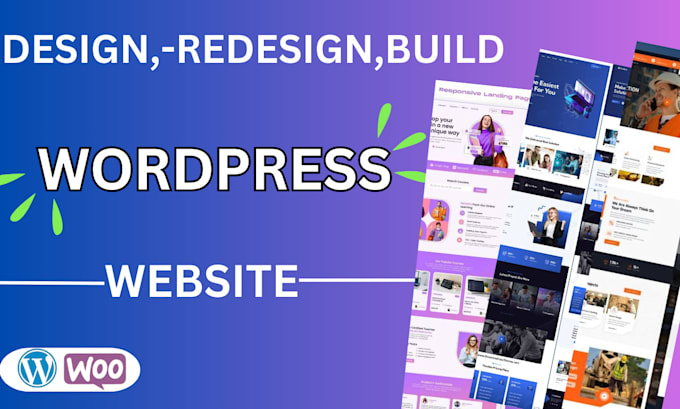 Bestseller - build, revamp, or redesign your wordpress or business website design in 3 steps