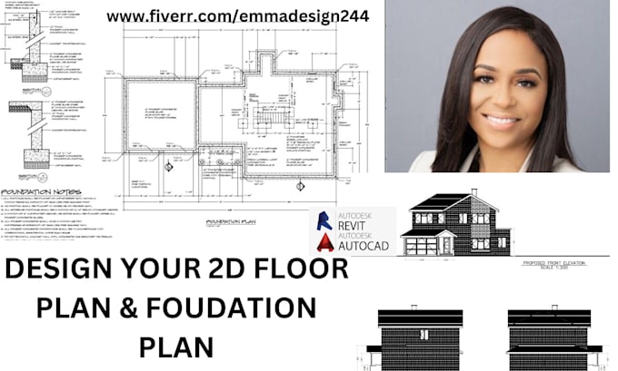 Gig Preview - Design your 2d floor plan, framing plan or foundation plan