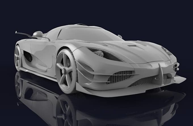 Gig Preview - Design 3d car modeling, 3d vehicle modeling 3d car rigging and rendering, 3d car