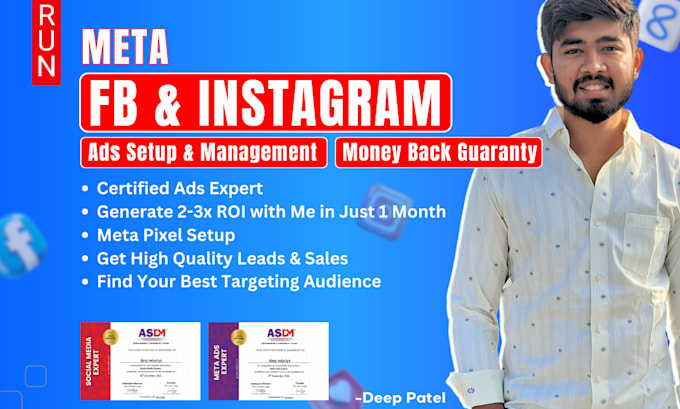 Bestseller - setup and manage meta facebook, instagram ads with provide 2x ROI