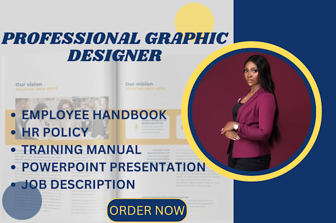 Gig Preview - Design employee handbook, HR policy training manual