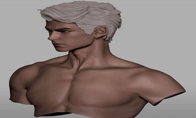 Gig Preview - Do 3d character modeling for 3d printing, rigging, 3d sculpting