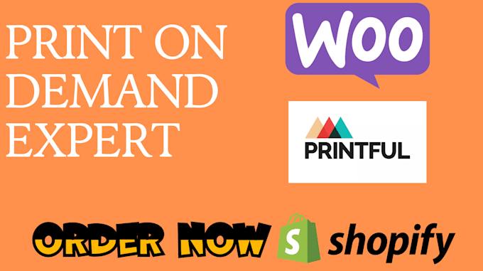 Gig Preview - Set up print on demand store with printify, shopify, etsy printify integration