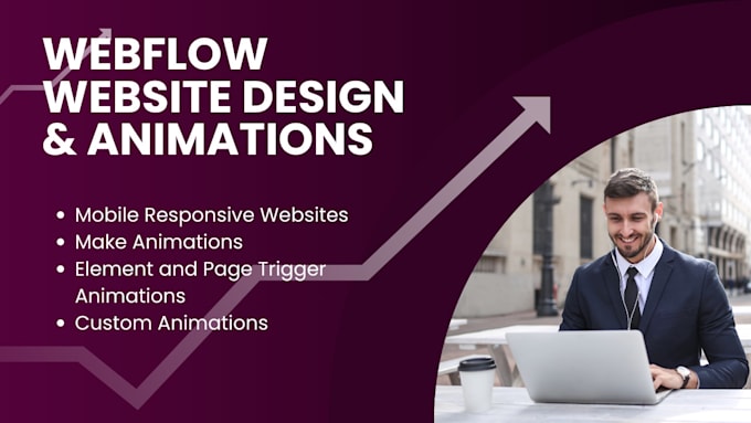 Gig Preview - Design webflow svg image parallax scroll or loop animations