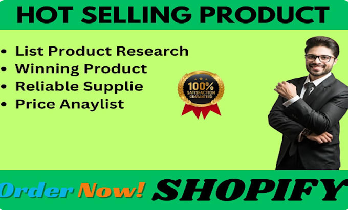 Gig Preview - Conduct in depth product research to find winning products for your store